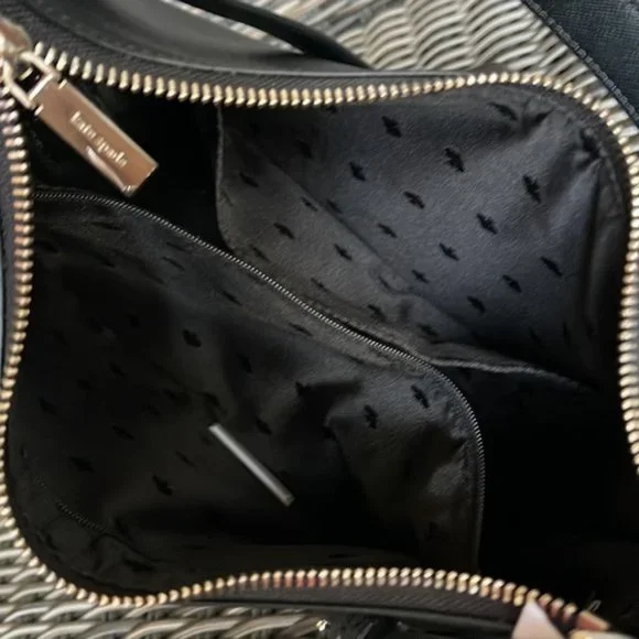 Kate Spade Staci Saffiano Leather Shoulder Bag Black - Picture 6 of 16